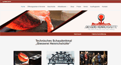 Desktop Screenshot of heinrichshuette-wurzbach.de